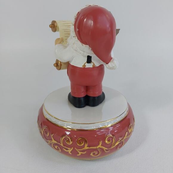 2010‎ Precious Moments Santa Checking His List Sankyo Musical Box 111107 - Picture 4 of 6